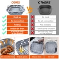 thumbnail image 6 of Silicone Air Fryer Liners, 22cm Air Fryer Liners Silicone with Oven Gloves, Kitchen Tongs, Silicone Brush, Easy Clean, Airfryer Accessories, 6 of 6