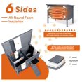 Jadona OutdoorCatHouseInsulated FeralCatShelter for Summer