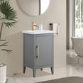 thumbnail image 2 of Vanity Art 20” Single Sink Bathroom Vanity Cabinet with Ceramic Countertop, 2 of 8