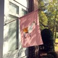 thumbnail image 2 of Carolines Treasures BB7880CHF Chèvre Alpine Rose Check Toile Maison Drapeau, 2 of 4