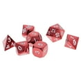 thumbnail image 1 of Esquirla 7Pieces Alloy Polyhedral Role Playing Game Dices with Box for RPG Toy Red, 1 of 8