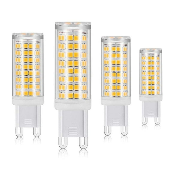 XRZT G9 Led Bulbs,7W Chandelier Light Bulbs (75W Halogen Equivalent) G9 Bi Pin Base, Dimmable, 3000K Warm White, Pack of 4