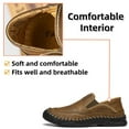 thumbnail image 2 of Men's Casual Loafer Slip On Comfort Soft Lightweight Business Driving Travel Walking Flat Non-Slip Sole Shoe Brown 9 US, 2 of 7
