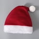 thumbnail image 3 of Conjunto de ropa navideña para niñas encantadoras Traje de Papá Noel de terciopelo coralino con parte superior de campana inferior de manga larga, 3 of 8