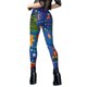 thumbnail image 2 of Gibobby Leggings deportivos mujer Leggings de yoga navideños para mujer Leggings de levantamiento de cadera con impresión digital navideña(Azul,G), 2 of 5