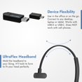 thumbnail image 5 of Leitner Lh470 - Auriculares Inalámbricos Para Computadora Con Micrófono - Auriculares Zoom Y Teams - Auriculares Dect Usb Dongle Para Softphone Computadora Portátil Y Tableta - Estilo De Uso Con Una O, 5 of 5