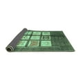 thumbnail image 2 of Ahgly Company Indoor Rectangle Oriental Turquoise Blue Modern Area Rugs, 2' x 4', 2 of 4