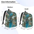 thumbnail image 3 of Lsque Vintage Print Island Skull Pattern Canvas Daypack, Durable Backpack, High-quality Versatile Backpack,Vintage Compact Backpack-Small, 3 of 6