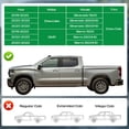 thumbnail image 3 of Running Boards 6.5'' Nerf Bars AUSUM MOTOR For 2019-2023 Chevy Silverado/GMC Sierra 1500 & 2020-2023 Silverado/Sierra 2500HD 3500HD Crew Cab Side Steps with Rocker Slider Side Steps Black, 3 of 7