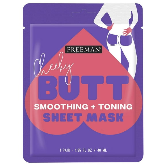 Masque en tissu pour les fesses lissant et tonifiant Cheeky de Freeman