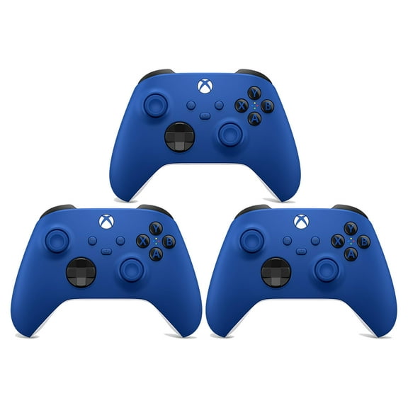 3 Pack Microsoft Xbox Bluetooth Wireless Controller For Series X/S - Shock Blue