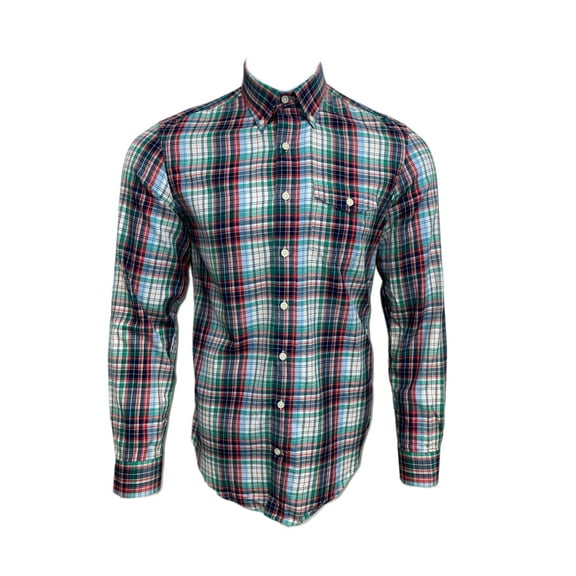 GANT Men's Saranac Twill Shirt, Multicolor, Medium