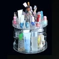 thumbnail image 4 of Deluxe Rotating Acrylic Cosmetic/Makeup Organizer 9.9" x 9.5", 4 of 5