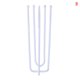 thumbnail image 1 of 50Pcs Four Fork Metal Anti-rust Curtain Tape Hook Curtain Cloth Ring Clamp, 1 of 4