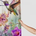 thumbnail image 3 of Orinice Bird Shower Curtain, Floral Bird Shower Curtain, Leaf Shower Curtain Waterproof Polyester Fabric Shower Curtain Set with 12 Hooks Bathroom Decor,  36x72, 3 of 7