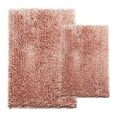 thumbnail image 6 of Civkor Bathroom Rugs,Non Slip Bath Mats Set 2 Pieces 31x20 and 24x16Inch,Chenille Washable,Quick Qry,Pink, 6 of 8