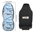 thumbnail image 2 of ALAZA Whales Car Seat Covers 2 PCs Universal Auto Front Seats Interior Protector, 2 of 7