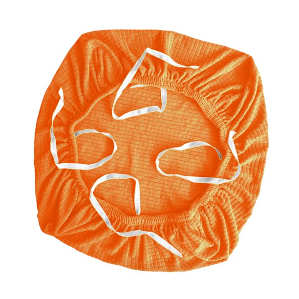 Funda para silla de oficina, lavable, elástica, extraíble, para sillas de juego, antideslizante, suave. Naranja