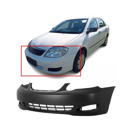 DCP Front Bumper Cover For 2005-2008 Toyota Corolla TO1000297 521190Z938