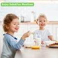 thumbnail image 6 of Lehoo Castle Kids Toddler Utensils Silverware Stainless Steel 6 Piece - Toddler Spoons and Forks Knife Set (Dinosaur World), 6 of 11