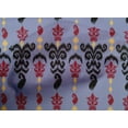 thumbnail image 4 of oneOone Tissu Popeline de Coton Rayé & Paisley Imprimé Ikat 42 Pouces de Large, 4 of 4