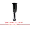 thumbnail image 4 of Eigraketly Accesorios para soportes de cañas de pescar, soporte de acero inoxidable resistente, accesorio de fijación, tubo de pie para transporte, de Pescar Negro Eigraketly OD019594-02B, 4 of 6