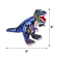 thumbnail image 6 of Plush Dinosaur Stuffed Animals 3 Reversible Sequin Soft Dinosaur Toys for Boys and Girls, Large 12". T-Rex, Brachiosaurus, and Stegosaurus Dinosaurs, 6 of 6