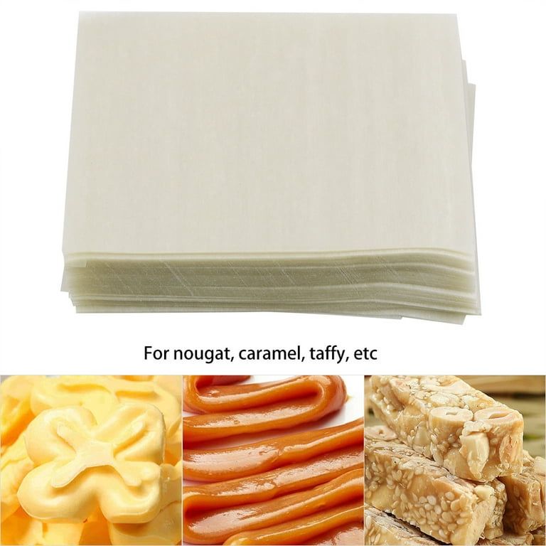 500pcs/set Edible Rice Paper Sheets Wafer for Handmade Sugar Candy