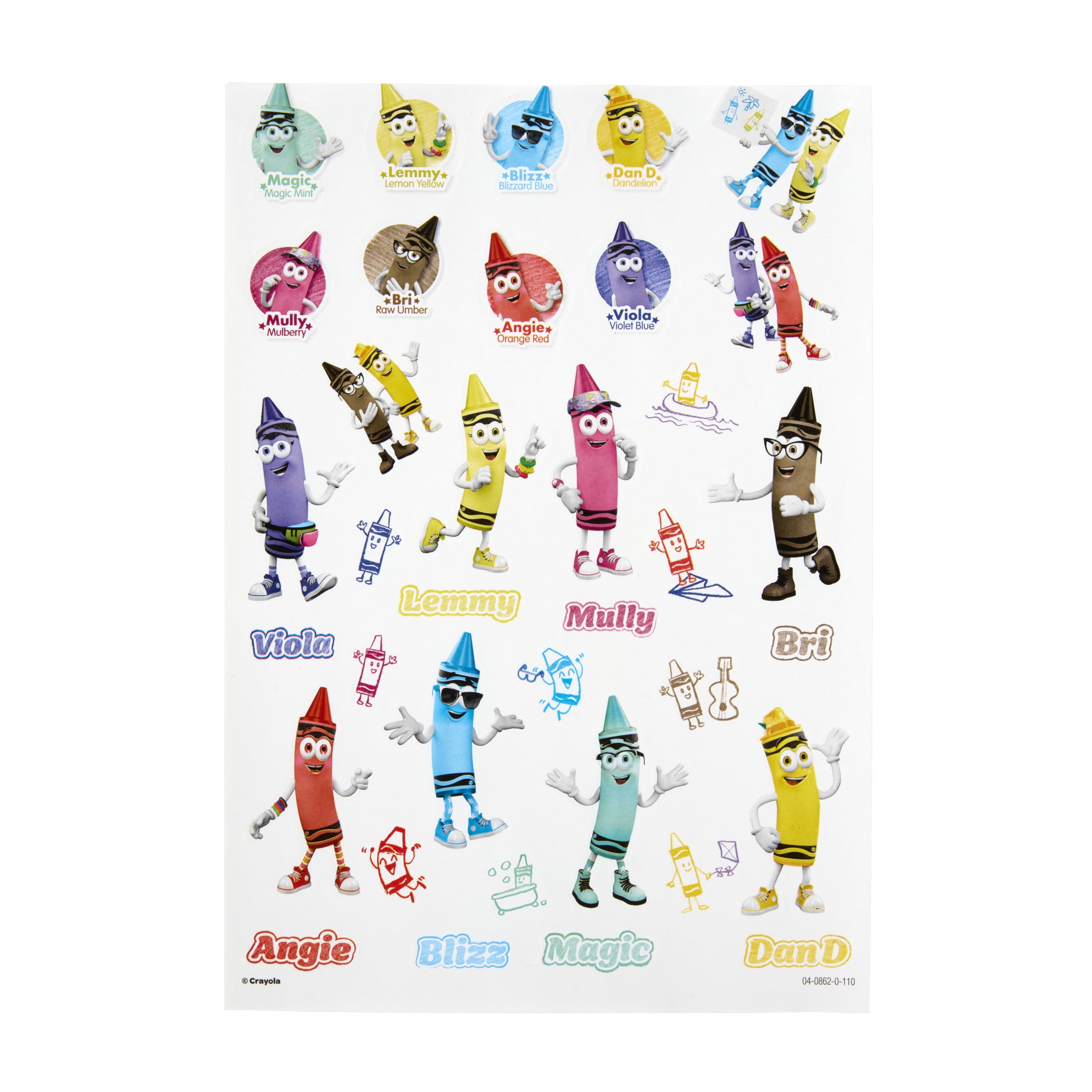 Crayola Coloring Book, Retired Crayola Colors Coloring Set, 96 Pages with Sticker Sheet,  Gift for Kids