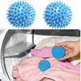 thumbnail image 2 of nipocaio 2 Pcs Boules de Séchage pour Lessive UK Sans Produits Chimiques Aide au Lavage Réutilisable, 2 of 5