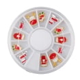 thumbnail image 2 of 12pcs Aleación de Navidad Puntas 3D Decoración Joyería DIY Rueda jinwen Nail Art Decoration Stickers, 2 of 5