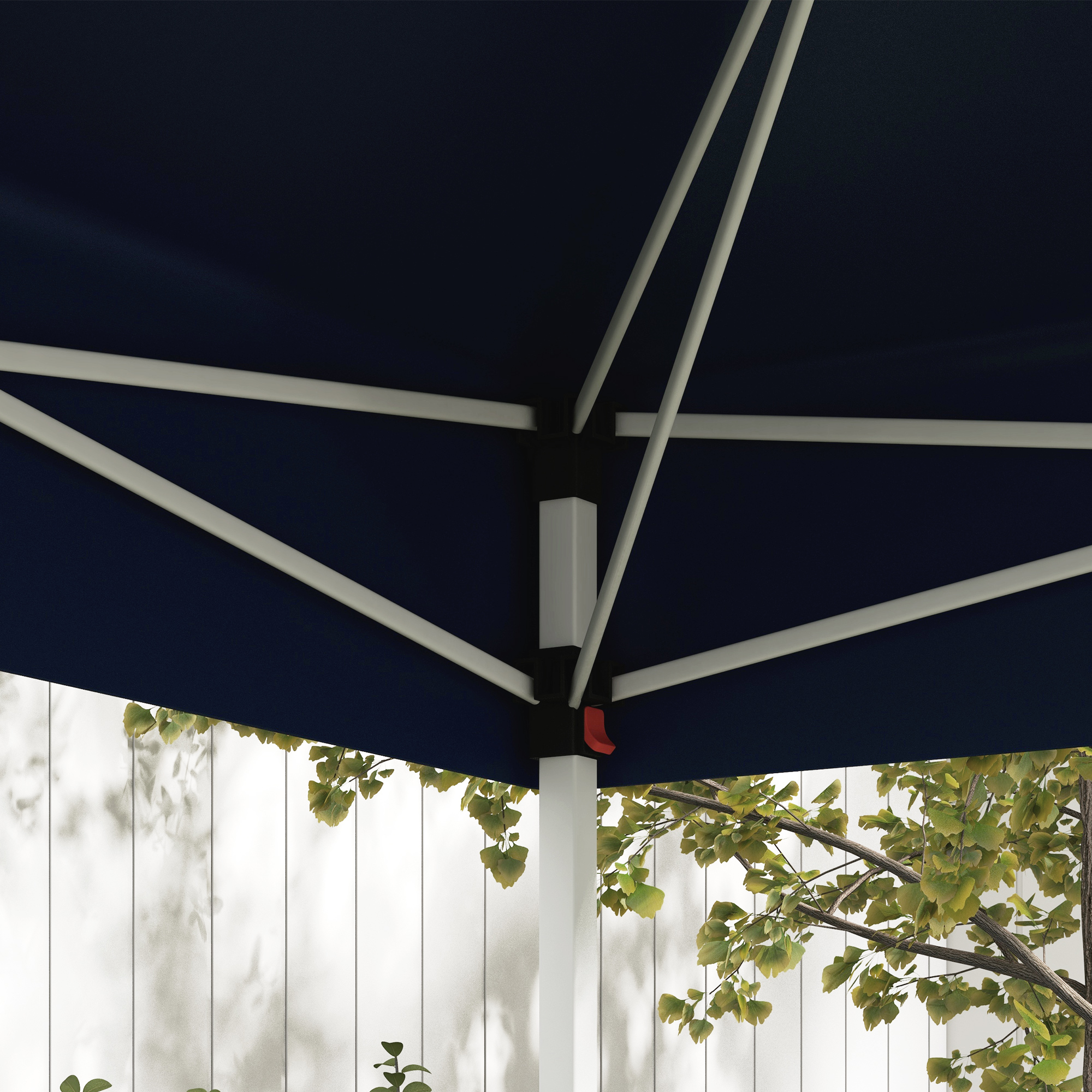 Outsunny 13" x 13" Dark Blue Pop Up Instant Outdoor Canopy, Height Adjustable
