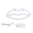 thumbnail image 4 of Lámpara de noche Jadeshay luz de neón LED decoración habitación forma labio Color Blanco cálido, 4 of 8