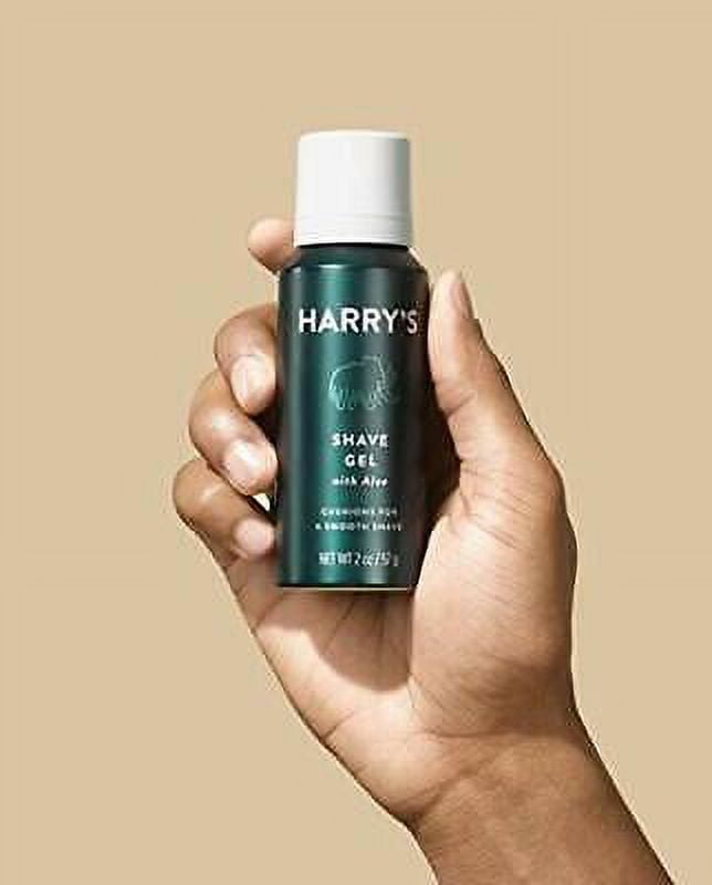 Harry's Men's Razor with 6 Razor Blades AND Shaving Gel 2 oz (Orange)