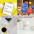 thumbnail image 5 of PMHZI Colorful Letter Stickers - 1232 Pcs Vinyl Laser Alphabet Letters for Crafts, Water Bottle, Poster Board, DIY Gift, 5 of 6