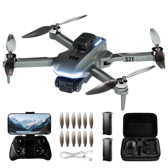 Drone with Camera, 4K HD FPV Drone with Brushless Motor, APP control,40min Flight Time,Altitude Hold,Gesture Selfie, 3D Flip, One Key Take Off/Landing, Foldable Mini Drones for Adults and Beginners