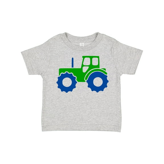 Inktastic Cute Green Tractor Boys or Girls Toddler T-Shirt