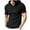 Black, variant on YYDGH Hoodie Short Sleeve Shirts for Men Summer Lightweight Waffle Knit Drawstring Sweatshirts Sports Workout Pullover Tops