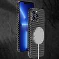 thumbnail image 5 of Magnetic Compatible with iPhone 15 Pro Max Case, Compatible with Magsafe, Carbon Fiber Shockproof Slim Thin Cover, 5 of 5