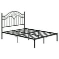 Yoneston Full Size Metal Platform Bed Frame with Vintage Headboard