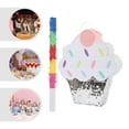 thumbnail image 5 of Colorful Ice Cream Cake Pinata for Birthday Parties,Surprise Candy Party Pinata - Fun & Interactive Party Decoration with Stick, 5 of 10