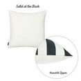 thumbnail image 2 of Black and White Cabana Stripe Geometric Decorative Throw Pillow Cover, 2 of 3