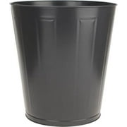 Value Collection 46 Qt Gray Round Trash Can Steel, 17" High