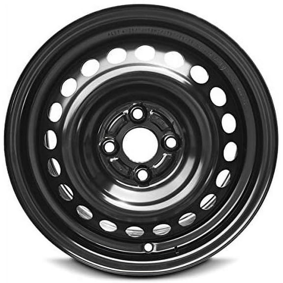 Wheel For 2015-2021 Honda Fit 15 inch 4 Lug Black Steel Rim Fits R15 Tire