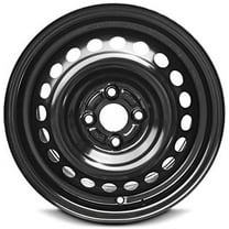 Wheel For 2015-2021 Honda Fit 15 inch 4 Lug Black Steel Rim Fits R15 Tire