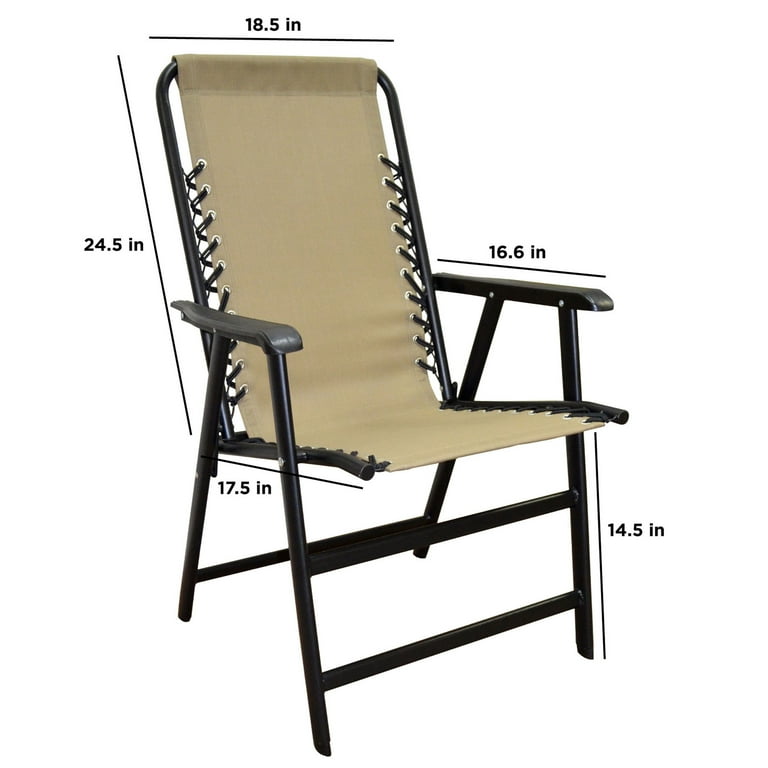 Caravan Canopy Infinity Suspension Portable Folding Chair Regular Beige