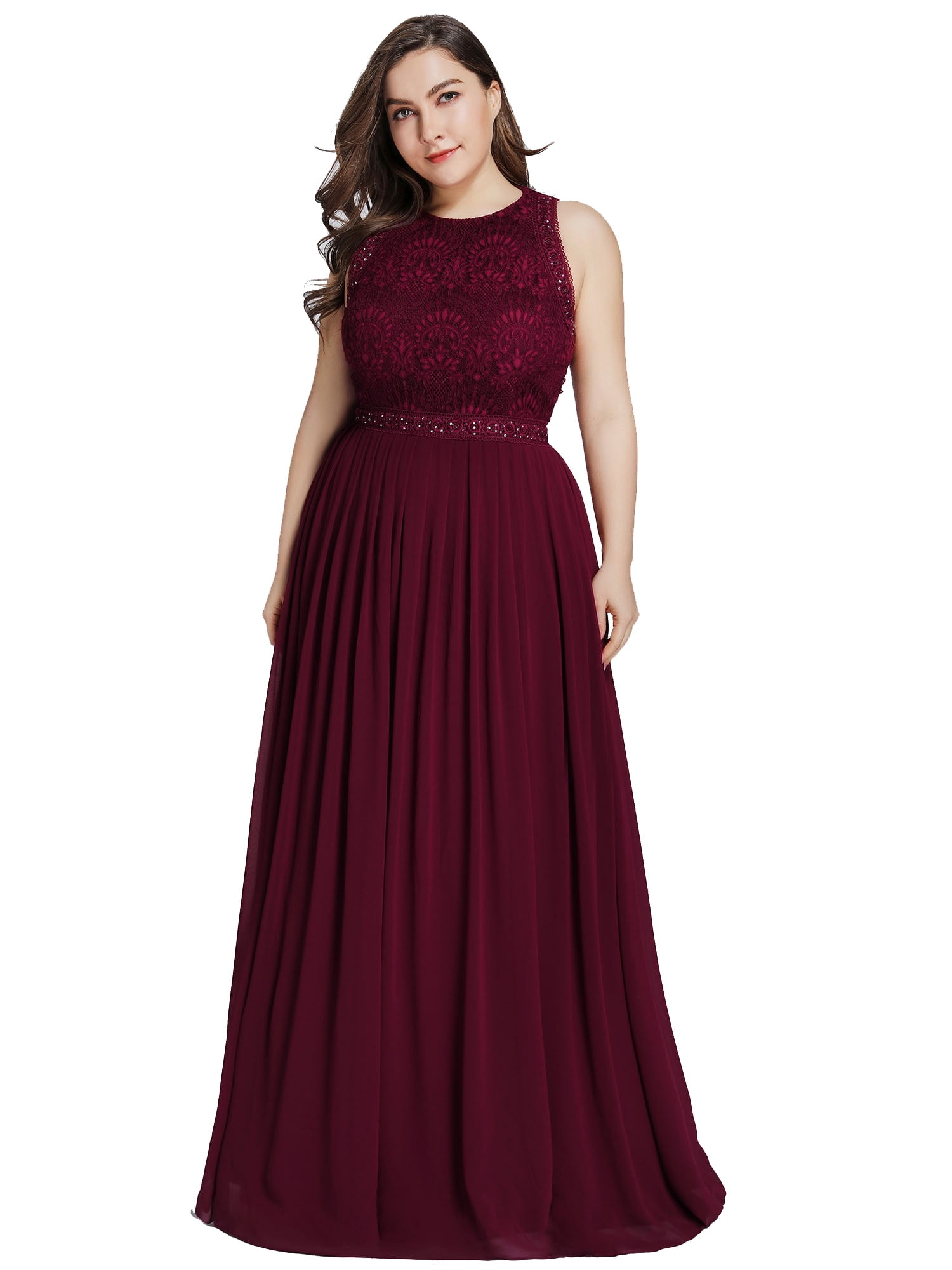 walmart burgundy dress
