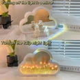 thumbnail image 3 of Aorsher Artificial Tulip Flower Lamp, Tulip Lamp Night Light with Mirror, Cloud Design Assembled Table Light for Bedroom, Decoration Gift for Women Girlfriend Sisters, 20 Flower,  Desk Table Decor, 3 of 9
