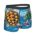 thumbnail image 3 of Balery Little Sea Turtles Men's Boxer Briefs, Soft and Breathable Cotton Underwear with nylon Waistband-X-Large, 3 of 9