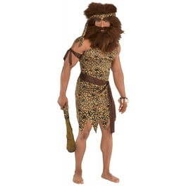Crazy Caveman Set Adult Brown Crazy Caveman Set Adult Brown